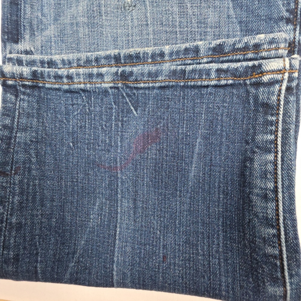 Banana Republic Premium Denim Boyfriend Jeans Women 30 Blue Distressed Cotton - Picture 4 of 11